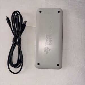 Texas Instruments Light Gray Calculator Slide Cover with USB Cable